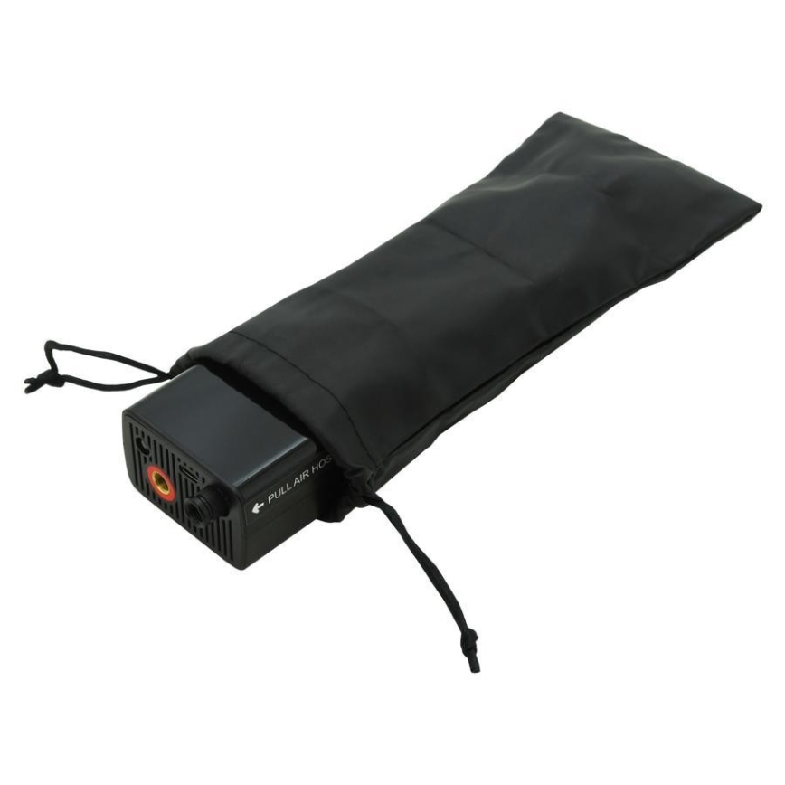 Compressor de bolso digital 4000 mAh 5V preto