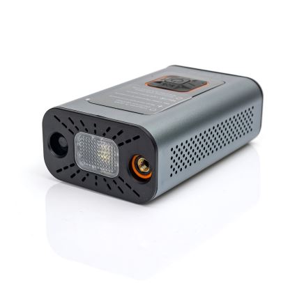 Compressor de bolso digital LED  3em1 4000 mAh 5W preto
