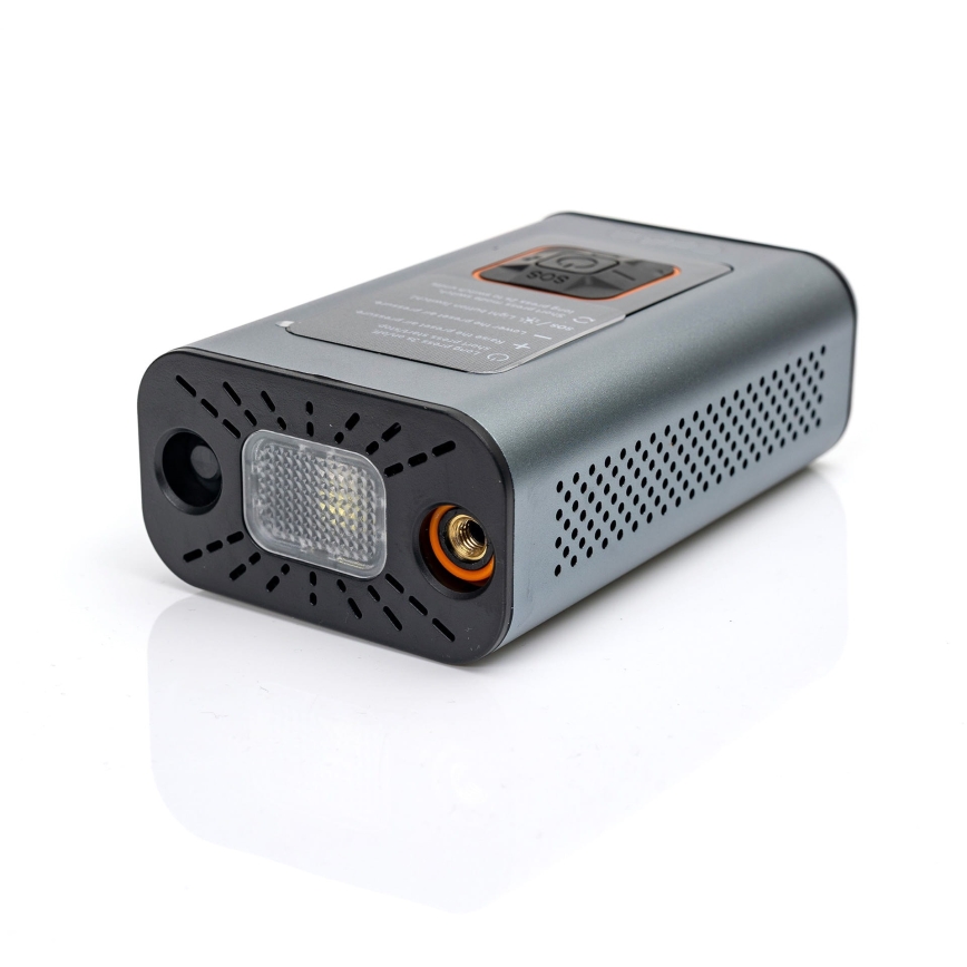 Compressor de bolso digital LED  3em1 4000 mAh 5W preto