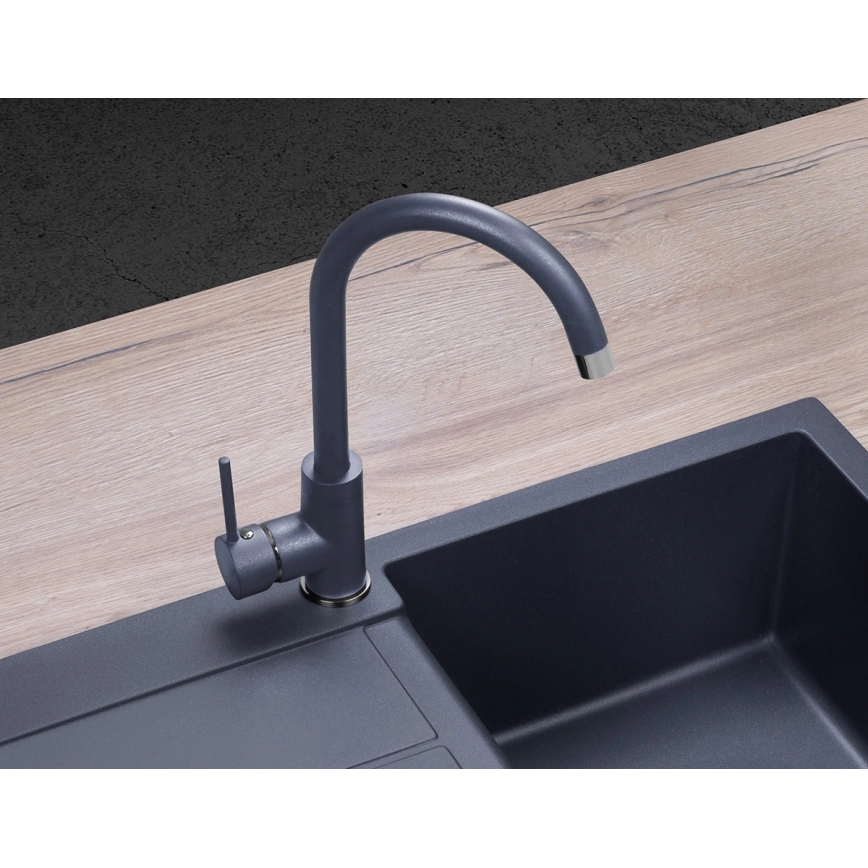 Concept BDG3334DG - Misturadora de cozinha 33,5 cm, acabamento granito/cinzento escuro
