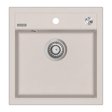 Concept DG00C50BE - Cuba de cozinha CUBIS 49x51 cm granito/bege