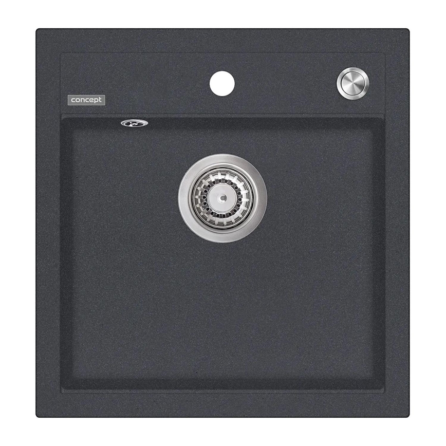 Concept DG00C50DG - Cuba de cozinha CUBIS 49x51 cm granito/ cinzento escuro