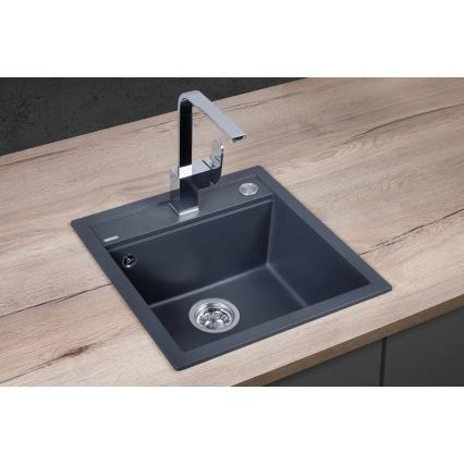 Concept DG00C50DG - Cuba de cozinha CUBIS 49x51 cm granito/ cinzento escuro