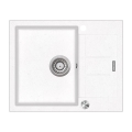 Concept DG05C45WH - Cuba de cozinha CUBIS 50x62 cm granito/branco