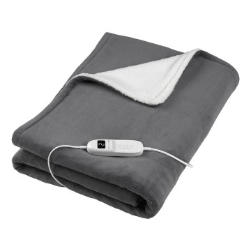 Concept DV7420 - Cobertor elétrico 160W/230V 180x130 cm cinzento/branco