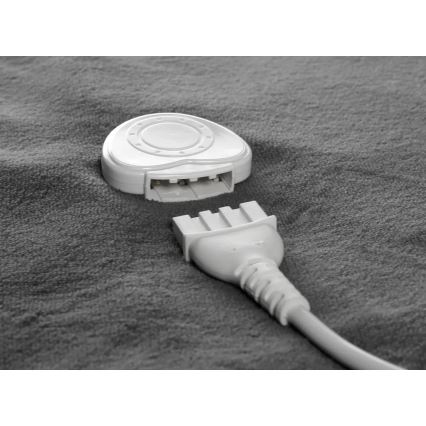 Concept DV7420 - Cobertor elétrico 160W/230V 180x130 cm cinzento/branco