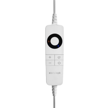 Concept DV7430 - Tapete térmico elétrico 100W/230V 150x80 cm cinzento