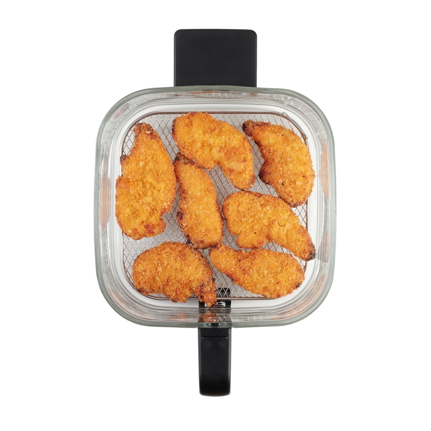 Concept FR5500 - Fritadeira de ar quente GLASS & FAST 5,5 l 1200W/230V preto