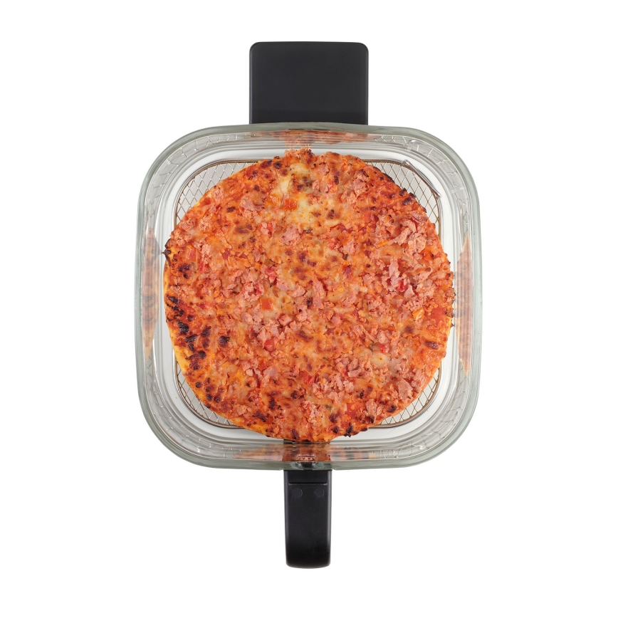 Concept FR5500 - Fritadeira de ar quente GLASS & FAST 5,5 l 1200W/230V preto