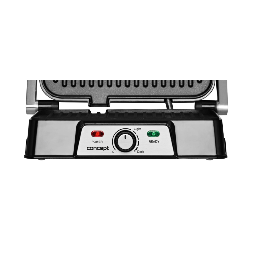 Concept ge2005 - Grelhador 1500W/230V aço inoxidável/preto