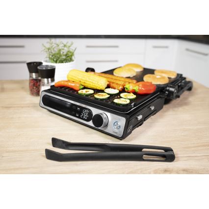 Concept ge3500 - Grelhador com sensor de temperatura 2000W/230V preto