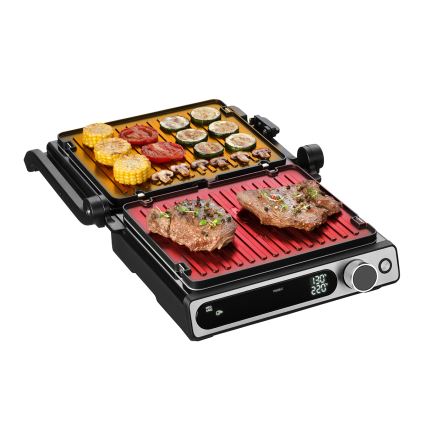 Concept ge3500 - Grelhador com sensor de temperatura 2000W/230V preto