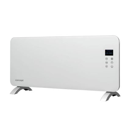 Concept KS4000 - Aquecedor elétrico/convector 1000/2000W IP24 branco + controlo remoto