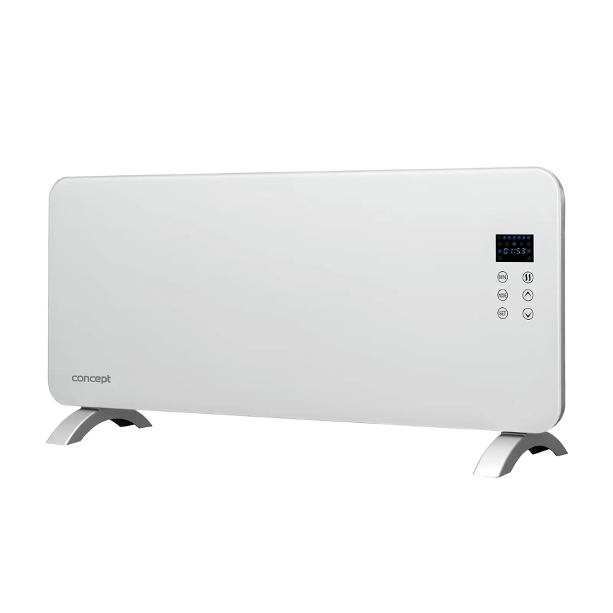 Concept KS4000 - Aquecedor elétrico/convector 1000/2000W IP24 branco + controlo remoto