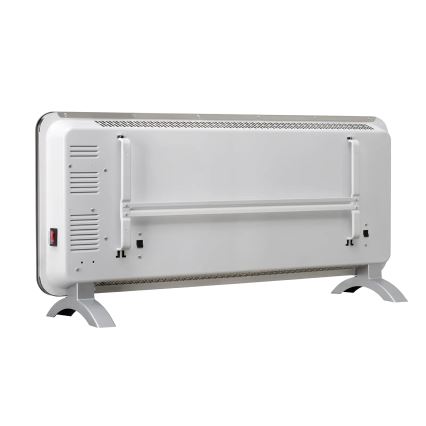 Concept KS4000 - Aquecedor elétrico/convector 1000/2000W IP24 branco + controlo remoto