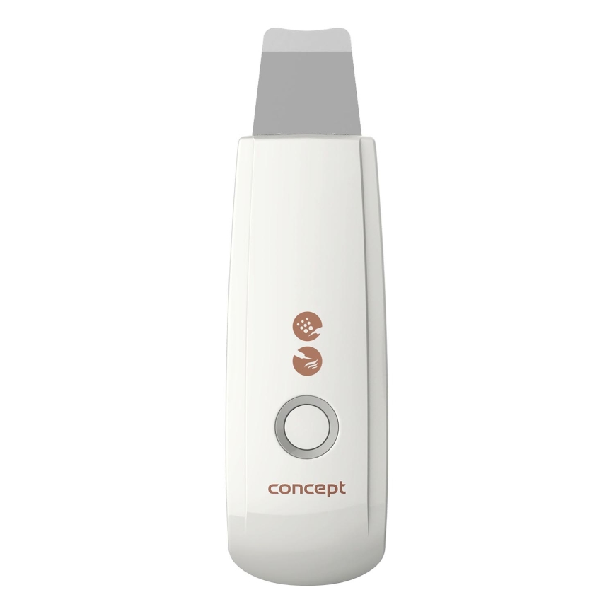 Concept PO2030 - Espátula ultra-sónica para cosméticos PERFECT SKIN 2,5W/5V USB 600 mAh branco