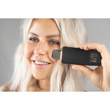 Concept PO2060 - Espátula ultra-sónica para cosméticos PERFECT SKIN 3,5W/5V USB 500 mAh IPX6 preto