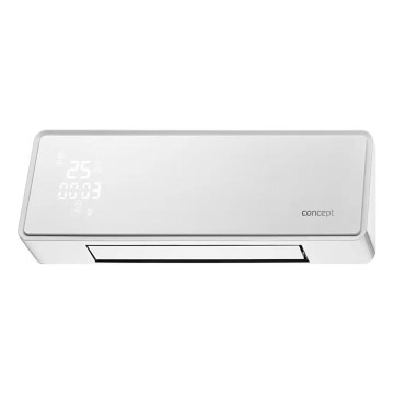 Concept QH4000 - Aquecedor elétrico 1000/2000W IP22 branco + controlo remoto