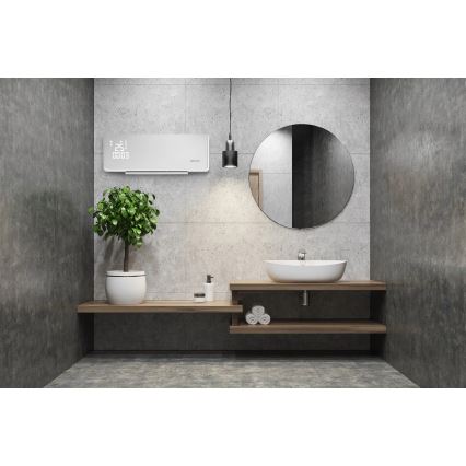 Concept QH4000 - Aquecedor elétrico 1000/2000W IP22 branco + controlo remoto
