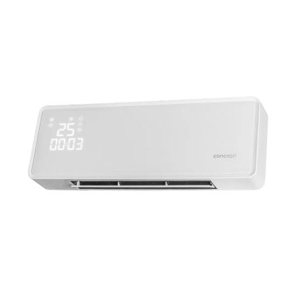 Concept QH4000 - Aquecedor elétrico 1000/2000W IP22 branco + controlo remoto
