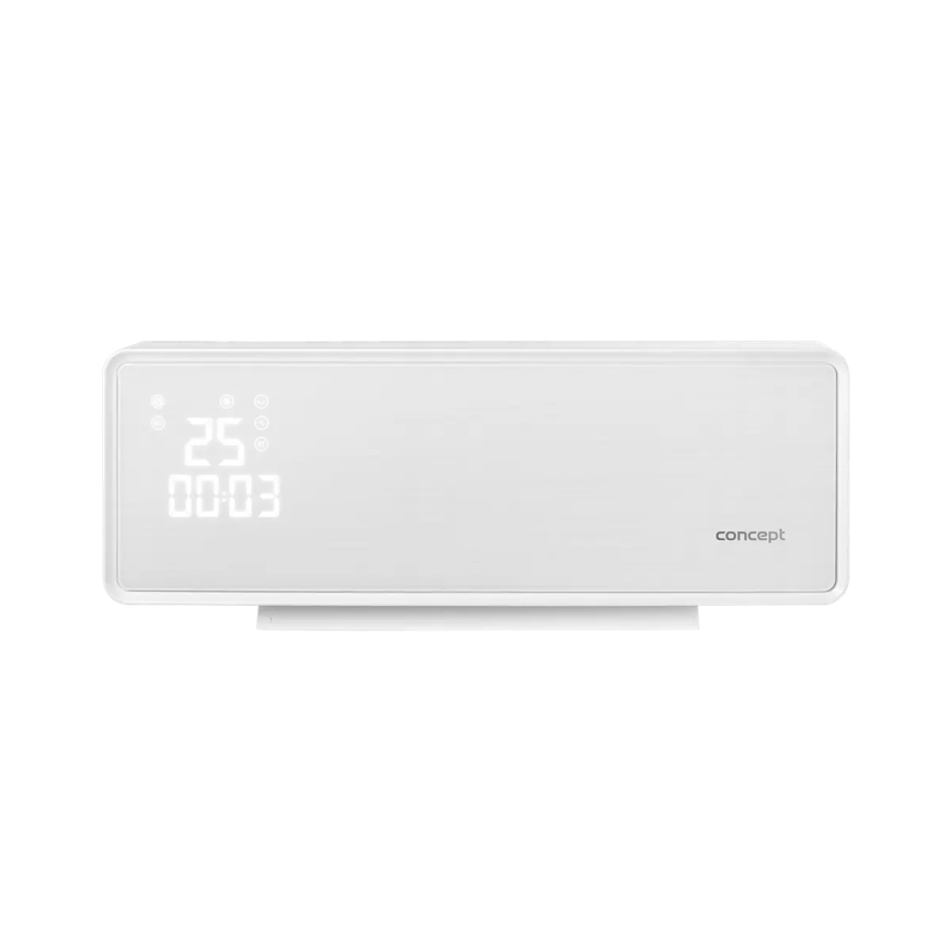 Concept QH4000 - Aquecedor elétrico 1000/2000W IP22 branco + controlo remoto