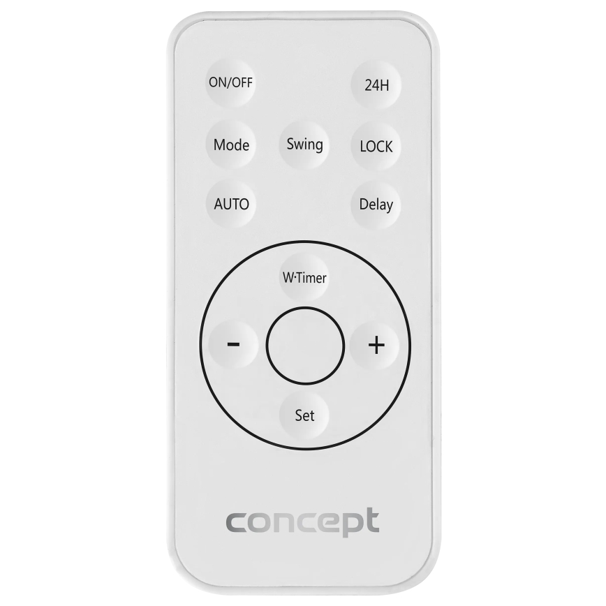 Concept QH4000 - Aquecedor elétrico 1000/2000W IP22 branco + controlo remoto
