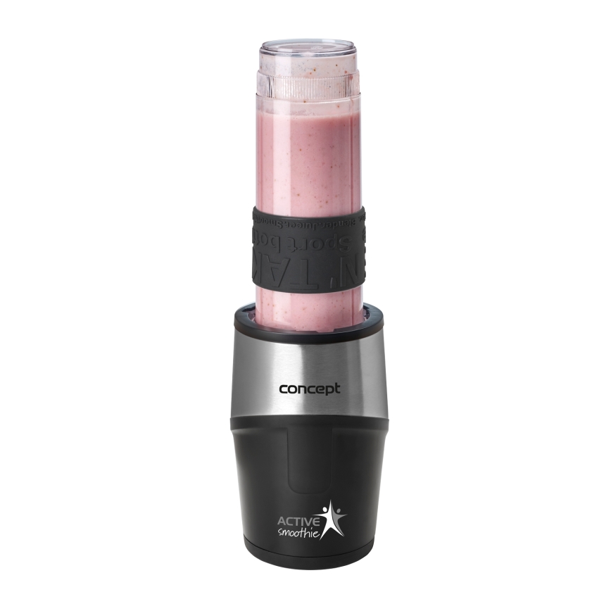 Concept SM3385 - Liquidificador de batidos com acessórios ACTIVE SMOOTHIE 500W/230V preto