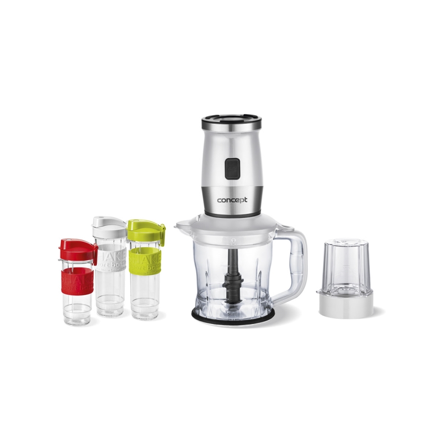 Concept SM3391 - Liquidificador de batidos com acessórios 700W/230V branco