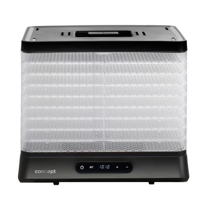 Concept SO2042 - Secador para alimentos 500W/230V preto + molde de silicone