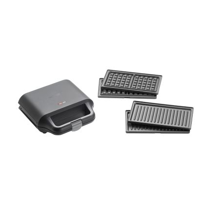 Concept SV3054 - Máquina de fazer sandes 3em1 700W/230V preto