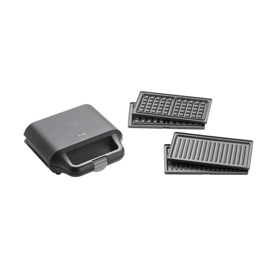 Concept SV3054 - Máquina de fazer sandes 3em1 700W/230V preto