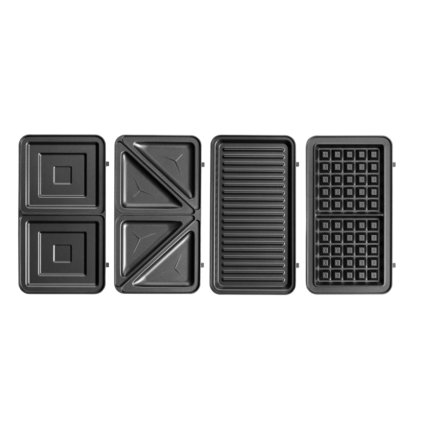 Concept SV3070 - Máquina de fazer sandes XXL 4em1 900W/230V preto/aço inoxidável