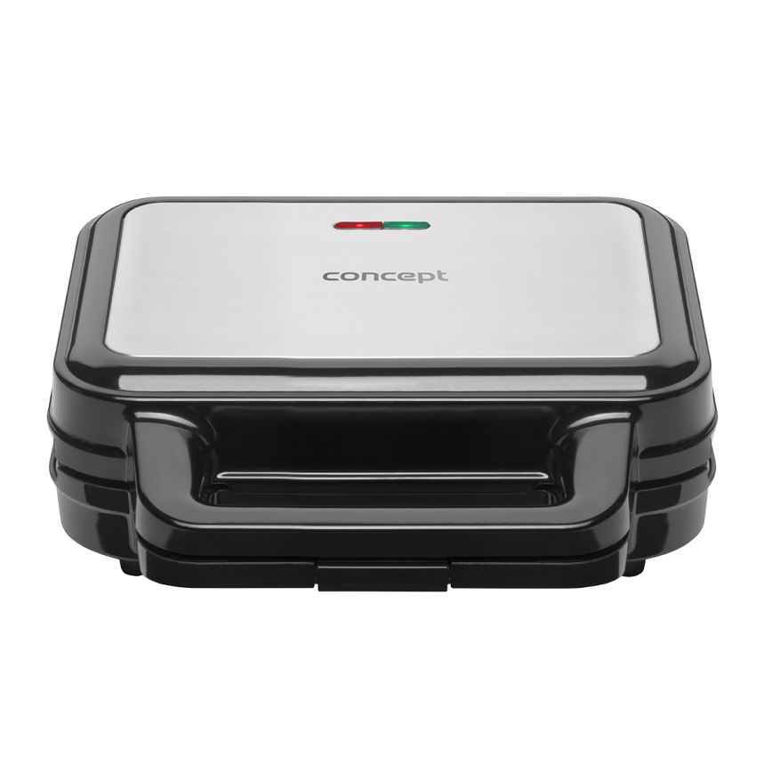Concept SV3070 - Máquina de fazer sandes XXL 4em1 900W/230V preto/aço inoxidável