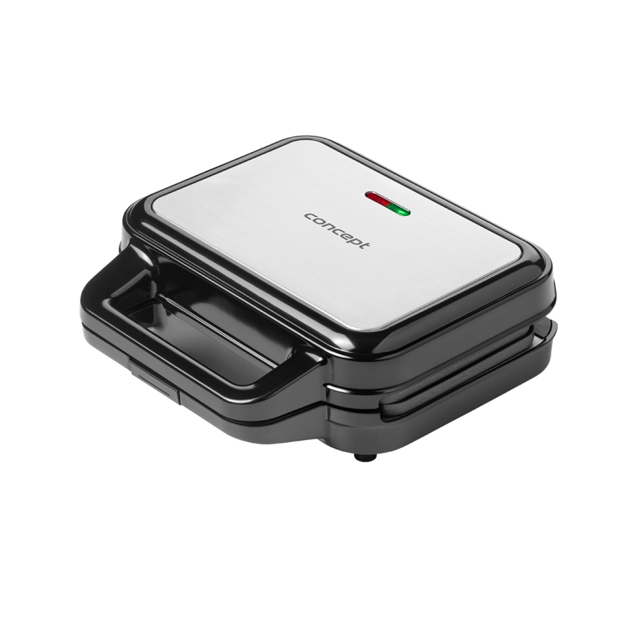 Concept SV3070 - Máquina de fazer sandes XXL 4em1 900W/230V preto/aço inoxidável