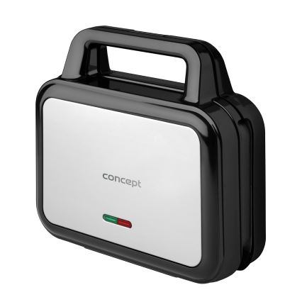 Concept SV3070 - Máquina de fazer sandes XXL 4em1 900W/230V preto/aço inoxidável