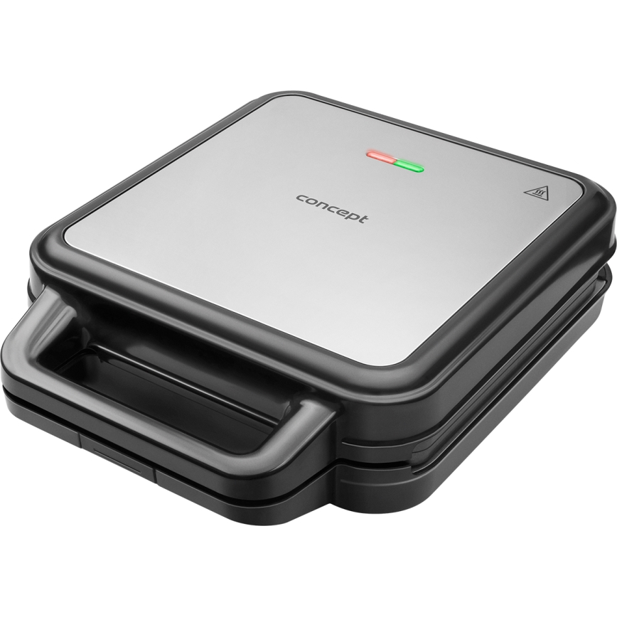 Concept SV3080 - Máquina de fazer sandes FAMILY 3em1 1200W/230V preto/aço inoxidável