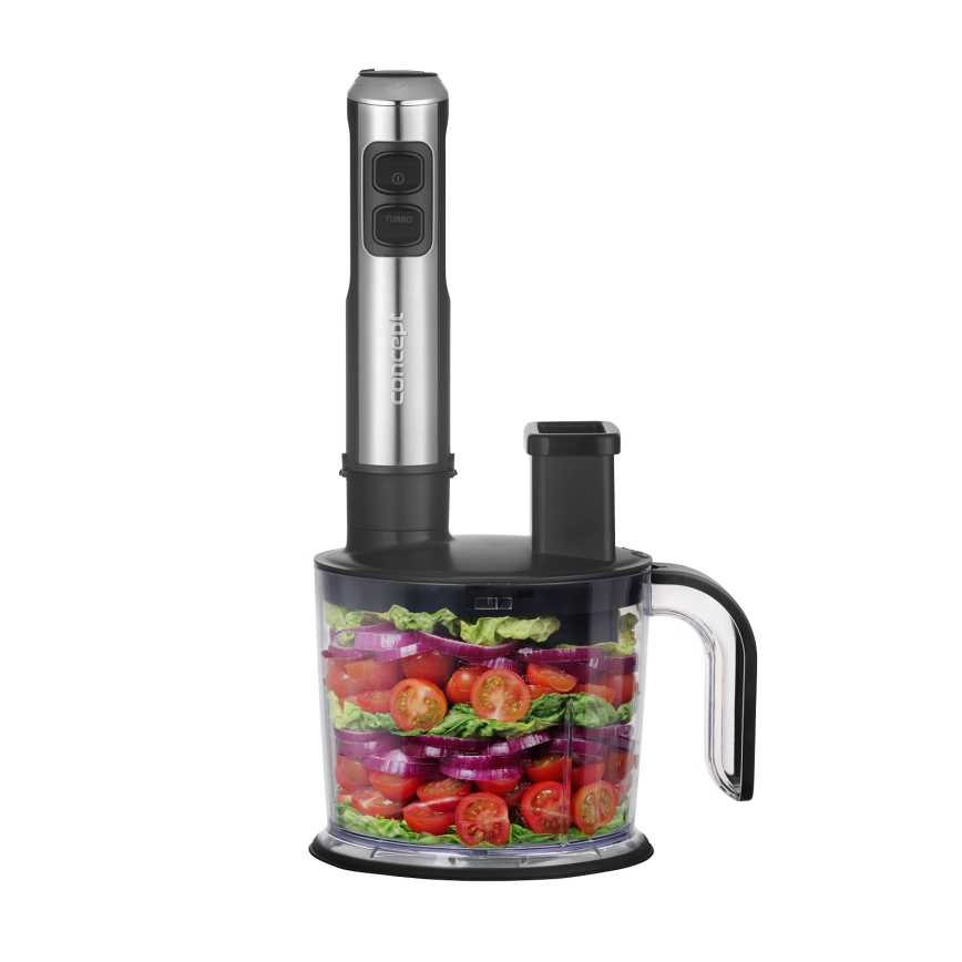 Concept TM5500 - Varinha mágica com acessórios 1500W/230V preto/aço inoxidável