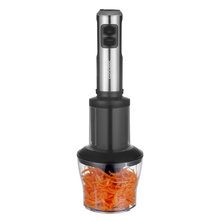 Concept TM5510 - Varinha mágica com acessórios 1500W/230V preto/aço inoxidável