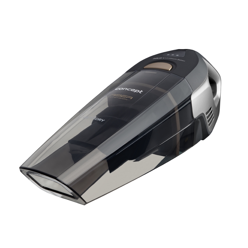 Concept VP4353-Aspirador de mão WET & DRY RISER EXTENSION 110W/18,5V 2200 mAh preto