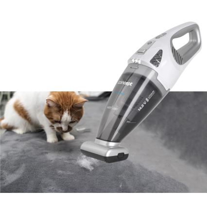 Concept VP4370 - Aspirador de mão WET & DRY PERFECT CLEAN 90W/14,8V 2200 mAh branco