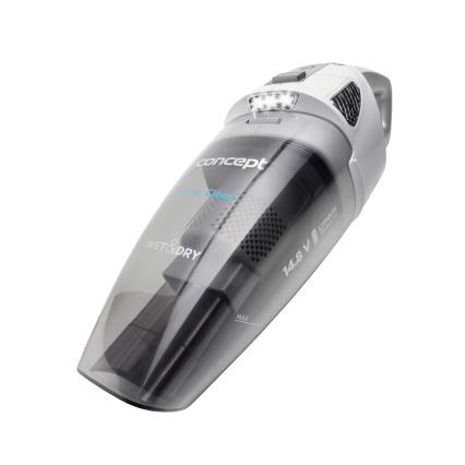 Concept VP4370 - Aspirador de mão WET & DRY PERFECT CLEAN 90W/14,8V 2200 mAh branco