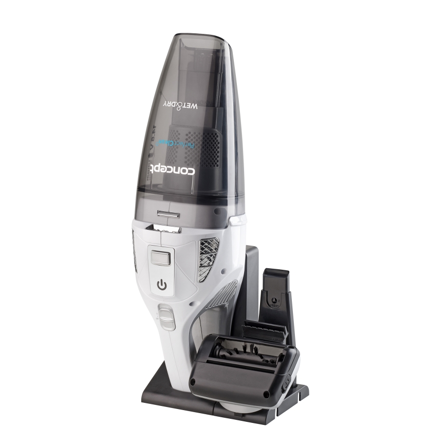 Concept VP4370 - Aspirador de mão WET & DRY PERFECT CLEAN 90W/14,8V 2200 mAh branco