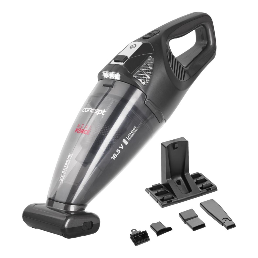 Concept VP4380 - Aspirador de mão REAL FORCE 110W/18,5V 2200 mAh preto