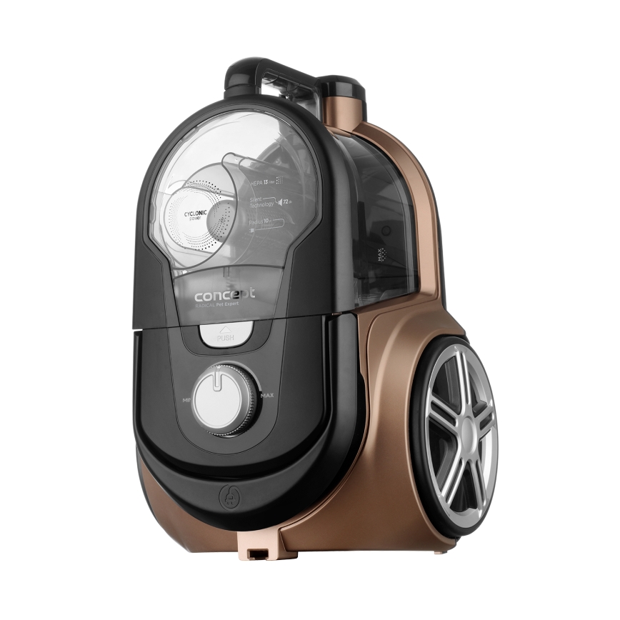 Concept VP5240N - Aspirador sem saco 4A RADICAL PET EXPERT 2,5 l 800W/230V bronze