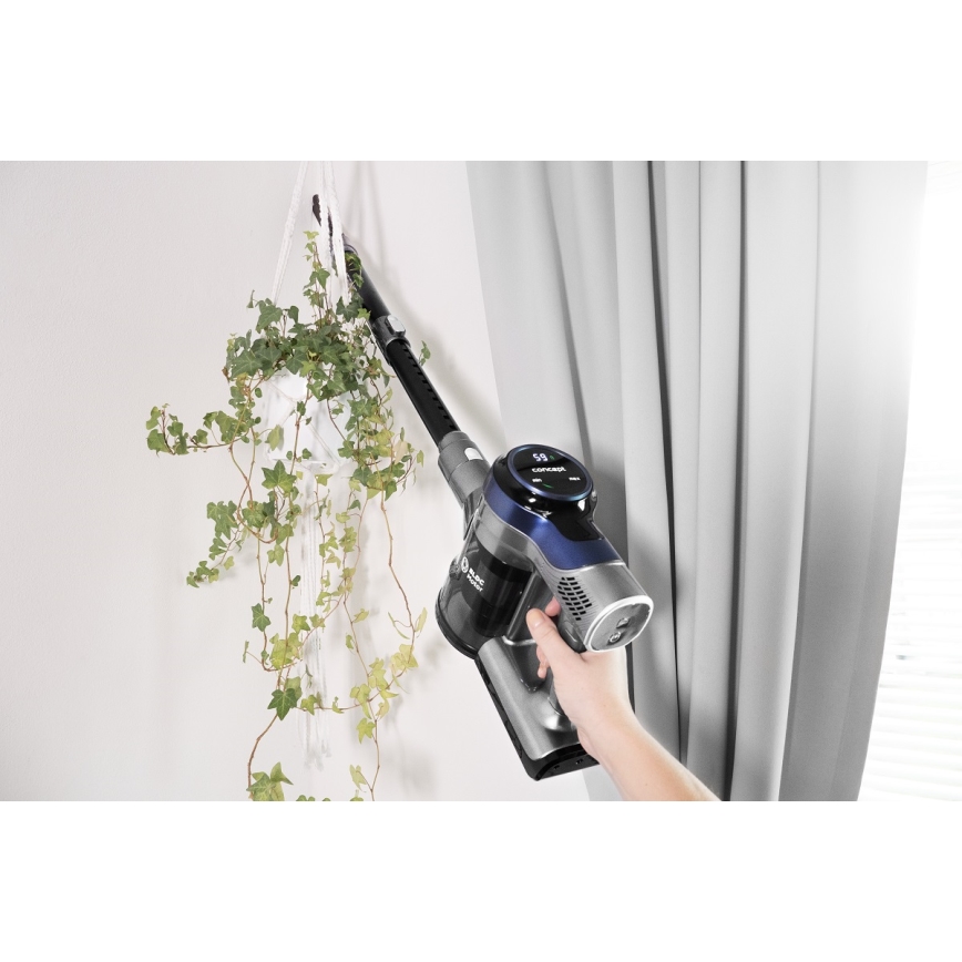 Concept VP6040 - Aspirador de pé com pega 2em1 ICONIC ANIMAL TELESCOPE 200W/22,2V 2200 mAh azul