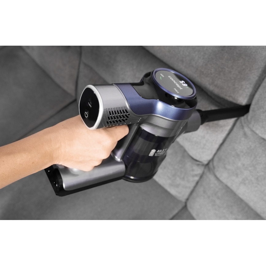 Concept VP6040 - Aspirador de pé com pega 2em1 ICONIC ANIMAL TELESCOPE 200W/22,2V 2200 mAh azul