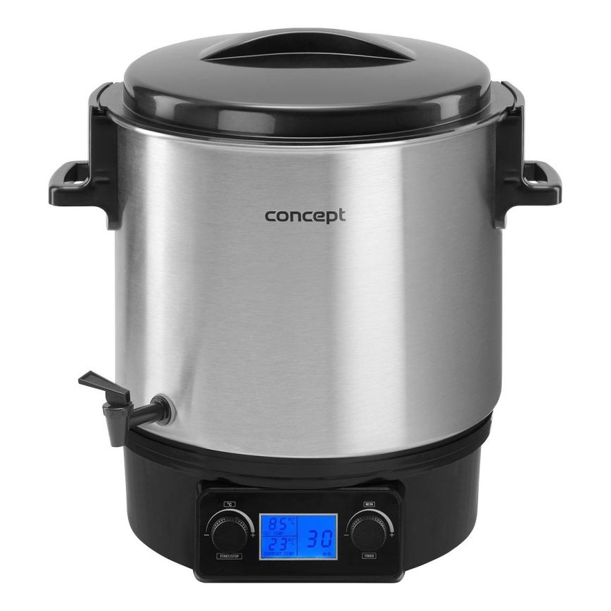 Concept ZH0040 - Caldeira de conservação 27 l 2000W/230V aço inoxidável/preto