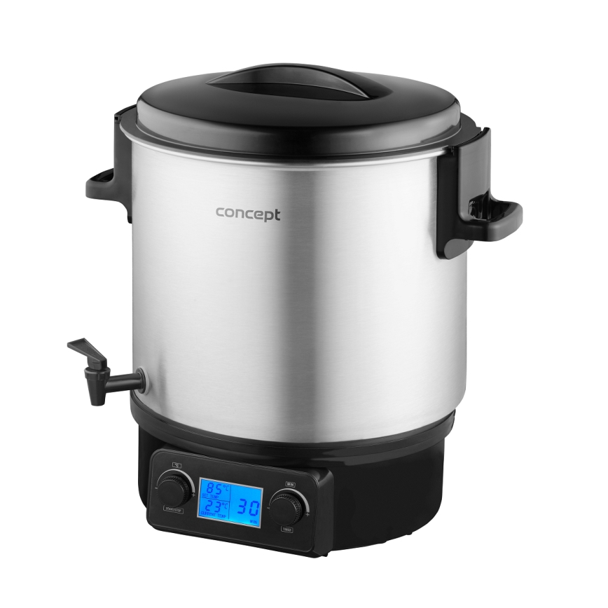 Concept ZH0040 - Caldeira de conservação 27 l 2000W/230V aço inoxidável/preto