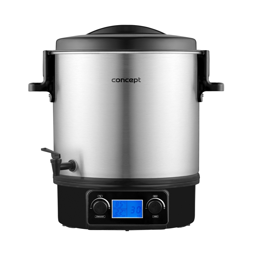 Concept ZH0040 - Caldeira de conservação 27 l 2000W/230V aço inoxidável/preto