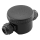 Conector à prova de água IP66 preto